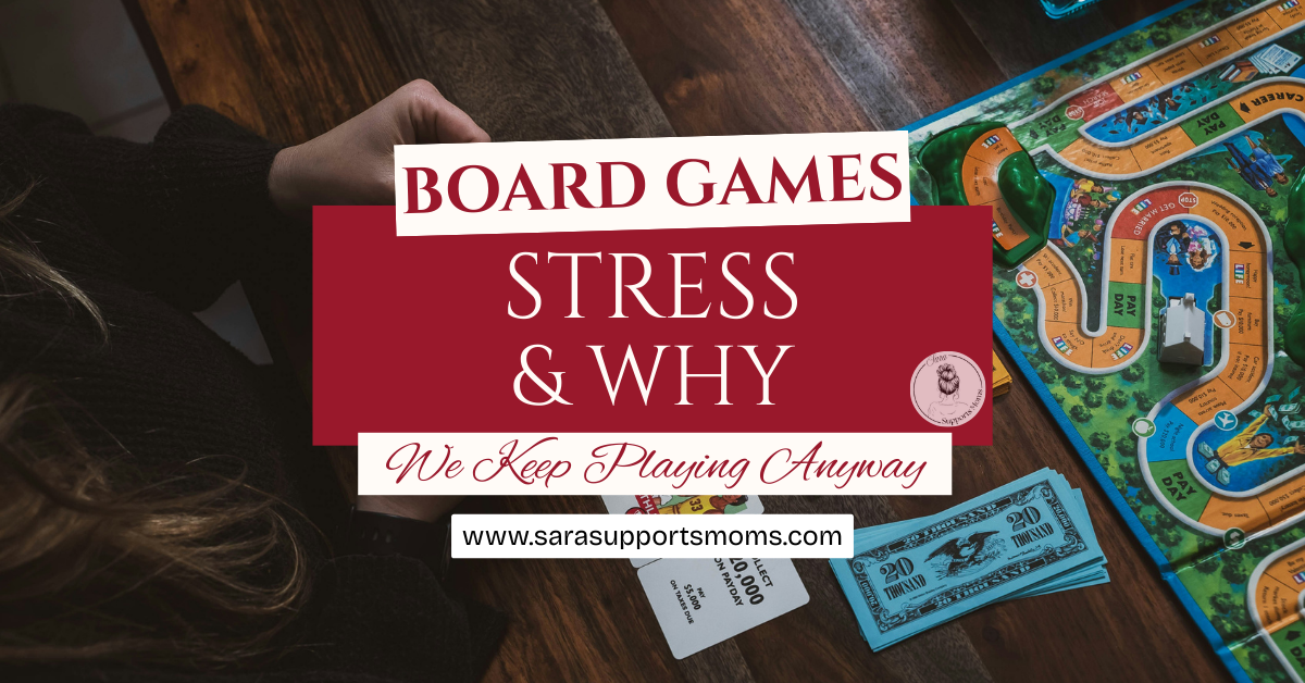 Board games with a 5 and 3 year old = controlled chaos